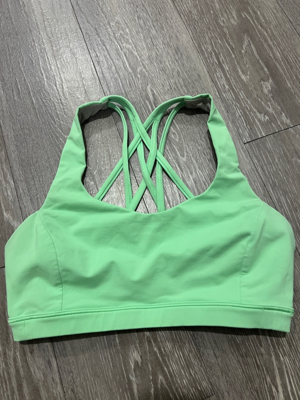 lululemon athletica Mint Green Crisscross Sports Bra